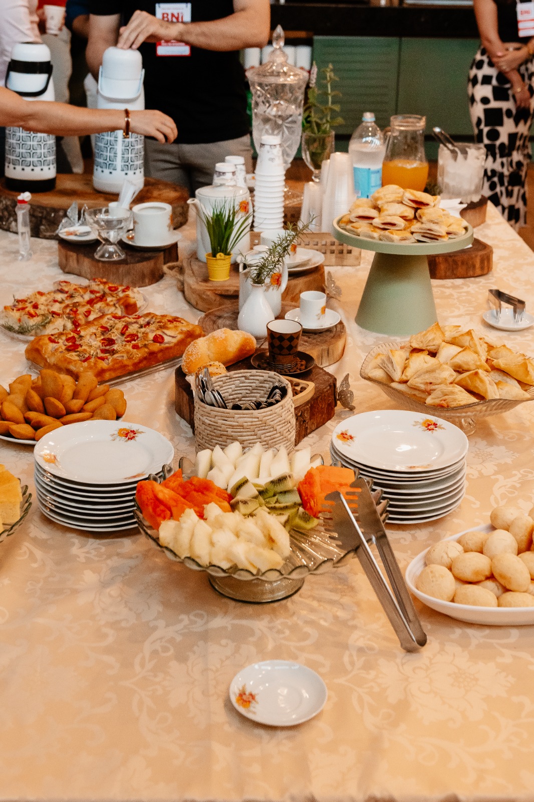 Catering com opções de frutas frescas